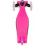 DVDL05L-484 DaViDeLi trotinet SPARKLY Pink