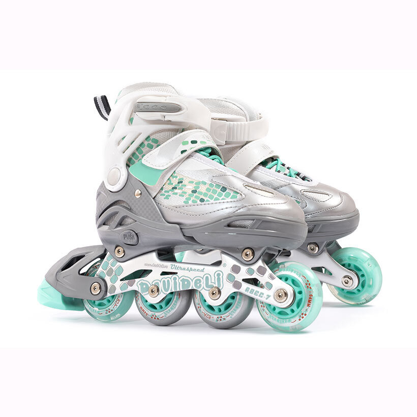 Roleri DaViDeLi ROLLY PRO green-silver