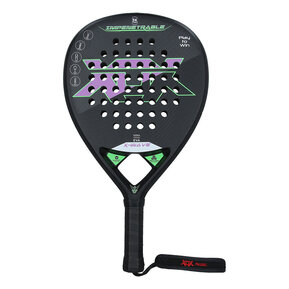 XoX Padel racket X-WAVE Black/violet/green